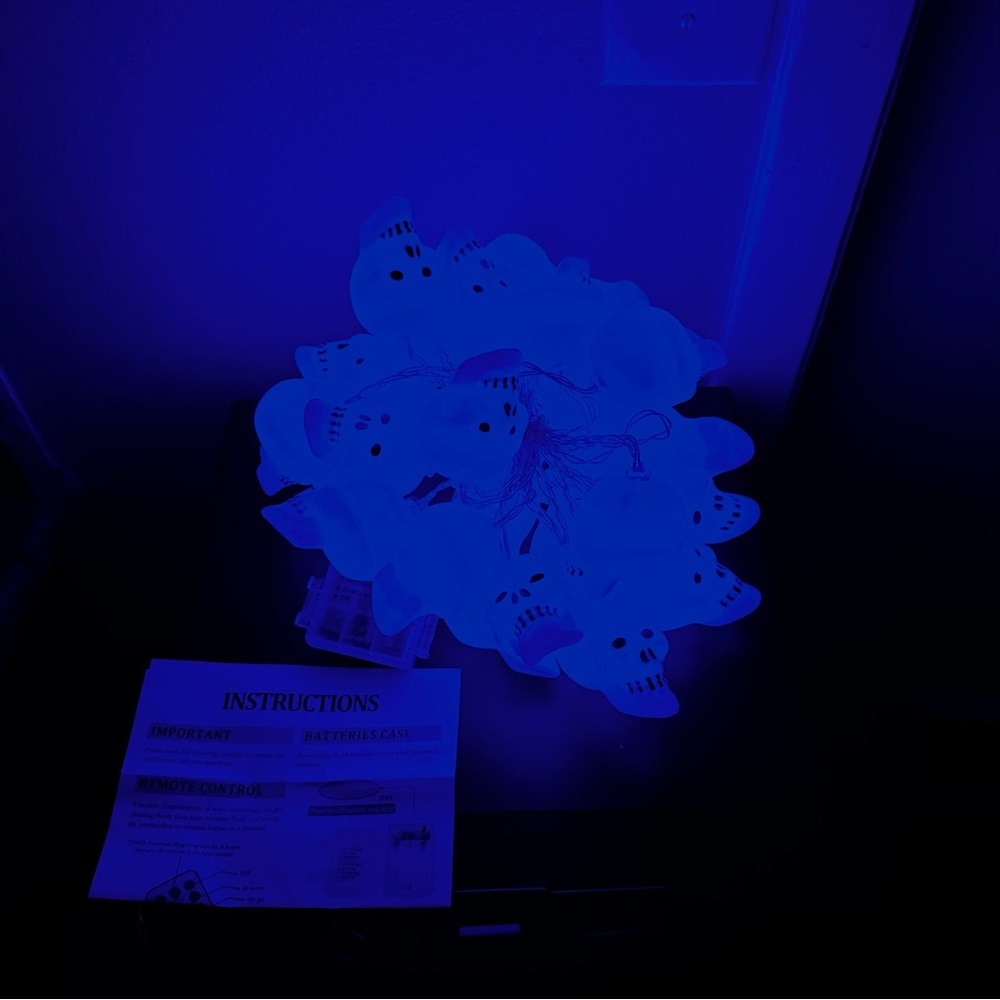 LED Skull String Lights - Picture 5 of 8